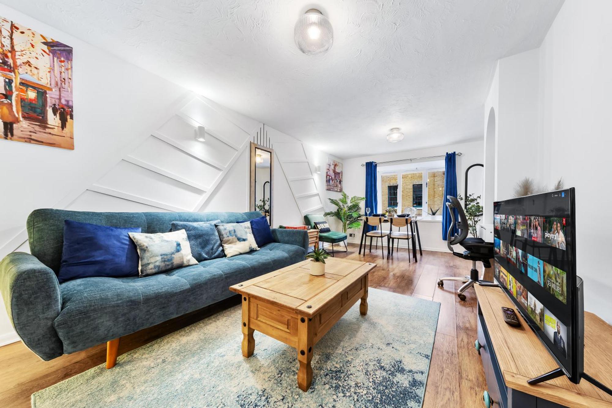 Quirky Canary 2Bed, Free Parking, Smart Tv & Games London Ngoại thất bức ảnh
